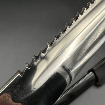 Parade dagger of the fire brigade, 1933 model saw back [Gustav Spitzer] Brand mark  