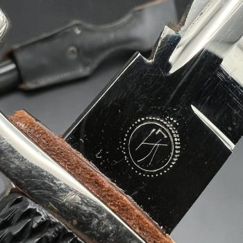 Parade dagger of the fire brigade, 1933 model saw back [KJ] Brand mark  