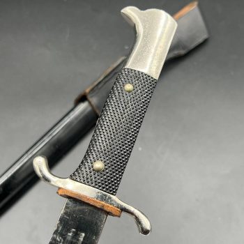 Parade dagger of the fire brigade, 1933 model saw back [Ernst Pack & Sohne] Brand mark 