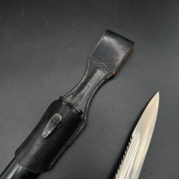 Parade dagger of the fire brigade, 1933 model saw back [Ernst Pack & Sohne] Brand mark 