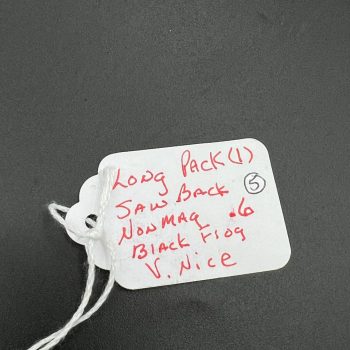 Parade dagger of the fire brigade, 1933 model saw back [Ernst Pack & Sohne] Brand mark 