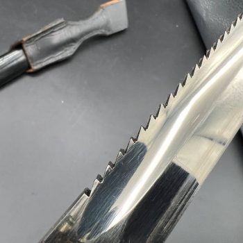 Parade dagger of the fire brigade, 1933 model saw back [Ernst Pack & Sohne] Brand mark 