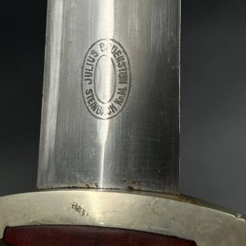 SA Service Dagger (Early type) [Julius Bodenstein] Manufacturer's stamp