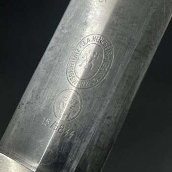 SS Service Dagger  [J. A. Henckels] Stamp - 15/38