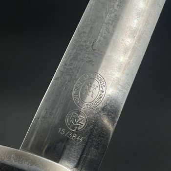 SS Service Dagger  [J. A. Henckels] Stamp - 15/38