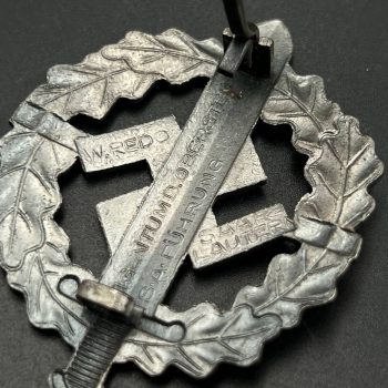  SA Sports Badge model 1933 in silver    [WERNER REDO]   