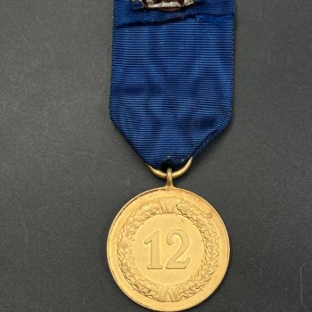 12-Year Long Service Award with an imperial eagle clasp for the Army and Navy   