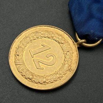 12-Year Long Service Award with an imperial eagle clasp for the Army and Navy   