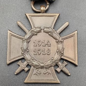 Honour Cross of the World War 1914–1918 with swords [Friedrich Linden] Stamp - F. L.  