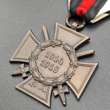 Honour Cross of the World War 1914–1918 with swords [Friedrich Linden] Stamp - F. L.  