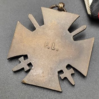 Honour Cross of the World War 1914–1918 with swords [Friedrich Linden] Stamp - F. L.  