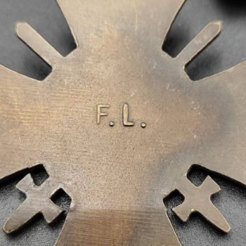 Honour Cross of the World War 1914–1918 with swords [Friedrich Linden] Stamp - F. L.  