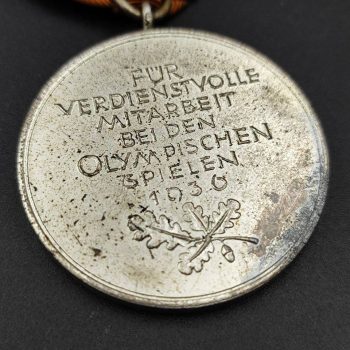 Participation Medal in the Olympic Games - Berlin. (Third Class)   