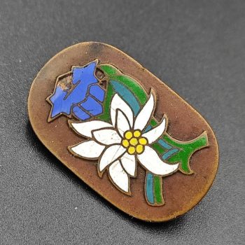 Traditional emblem on the cap of the Imperial Labour Service (RAD).  Deschler & Sohn, München 