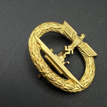 U-Boat War Badge [Schwerin] Buntmetall  Rare type