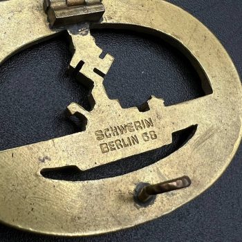 U-Boat War Badge [Schwerin] Buntmetall  Rare type