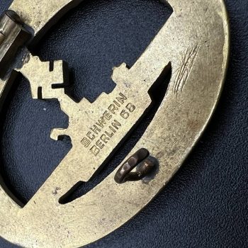 U-Boat War Badge [Schwerin] Buntmetall  Rare type