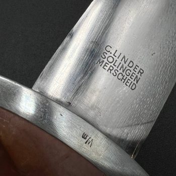 SA Service Dagger (Early type) [C.&R. Linder] Manufacturer's stamp 