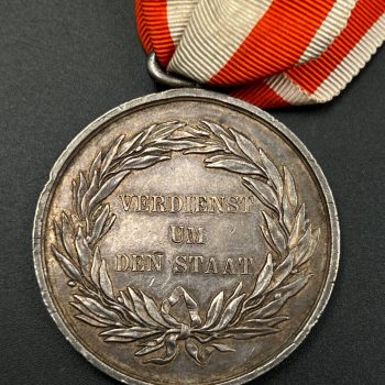  Medal Honor Decoration 2nd Class   Prussia Award set with certificate 