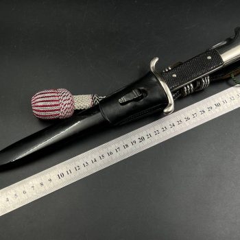 Parade dagger of the fire brigade, 1933 model saw back [Robi Klaas] Brand mark 