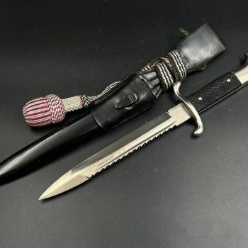Parade dagger of the fire brigade, 1933 model saw back [Robi Klaas] Brand mark 