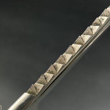 Parade dagger of the fire brigade, 1933 model saw back [Robi Klaas] Brand mark 