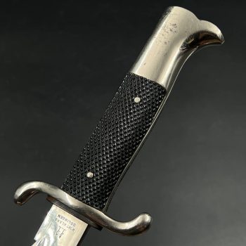 Parade dagger of the fire brigade, 1933 model saw back [Robi Klaas] Brand mark 