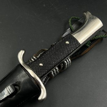 Parade dagger of the fire brigade, 1933 model saw back [Robi Klaas] Brand mark 