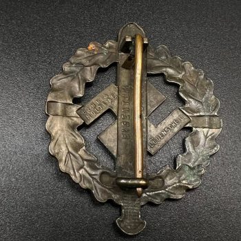  SA Sports Badge model 1933 in bronze   [BERG & NOLTE A.G.]  