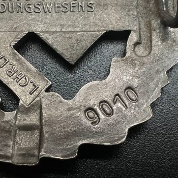  SA Sports Badge model 1933 in bronze   [L. CHR. LAUER]  Numbered - 9010