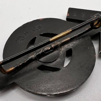   Sport Badge of HJ model 1934 in black   [BERG & NOLTE A.G.]  RZM code: М 1/36 Set with dress miniature. Numbered - 32476