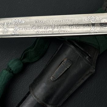 Etched Bayonet [E. & F. Horster]   [Jäger type] 