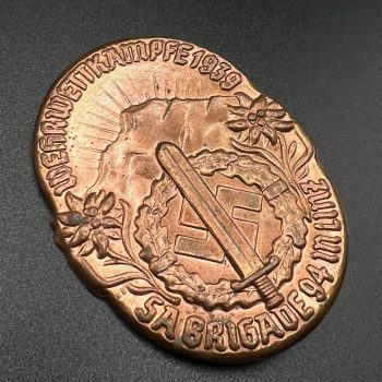 SA Brigade 94 Linz Competition Badge 1939 