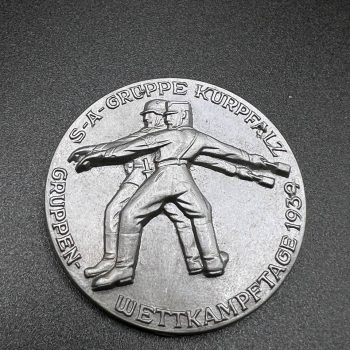 SA Group Kurpfalz Competition Badge “Gruppen-Wettkampftage” 1939 RZM M9/20, Walgo Kierspe