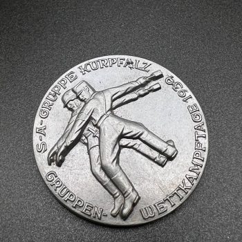 SA Group Kurpfalz Competition Badge “Gruppen-Wettkampftage” 1939 RZM M9/20, Walgo Kierspe