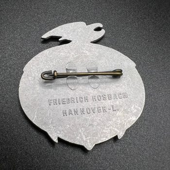 Badge “Seafaring is Essential! – Kaiser of German Seafaring” 1935 Friedrich Hosbach, Hannover-Linden