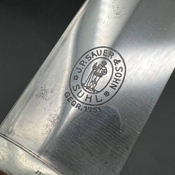 SA Service Dagger (Early type) [J.P.SAUER&SOHN SUHL] Stamp - J. P. Sauer 
