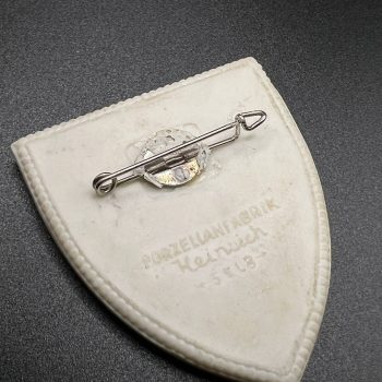 Badge “Gau Rally of the Bavarian Ostmark” (Gautreffen der Bayerischen Ostmark), porcelain 1936 Porzellanfabrik Heinrich