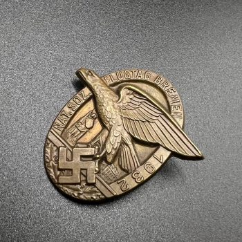 National Socialist Aviation Day Badge, Bremen. 1932  
