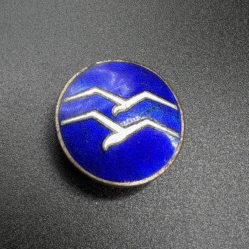 NSFK Glider Pilot Badge, 2nd Class  Sächsische Altenburger Email- und Metallwarenfabrik (SAG) 