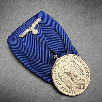 4-Year Long Service Award in the Wehrmacht No maker mark  Single medal bar