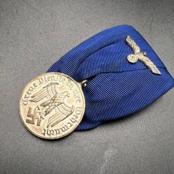 4-Year Long Service Award in the Wehrmacht No maker mark  Single medal bar