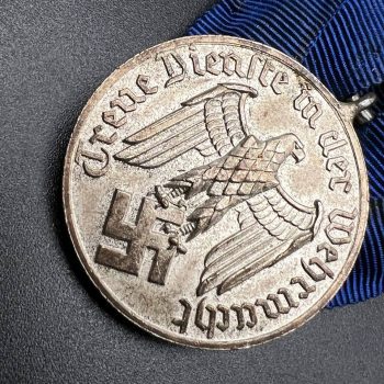 4-Year Long Service Award in the Wehrmacht No maker mark  Single medal bar