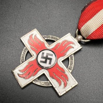 The Fire Service Honor Cross II class Sample from 1936 The Third Reich 