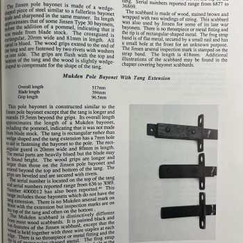 Pole-type Bayonet Shōwa — wartime (1937–1945) [Jinsen]  