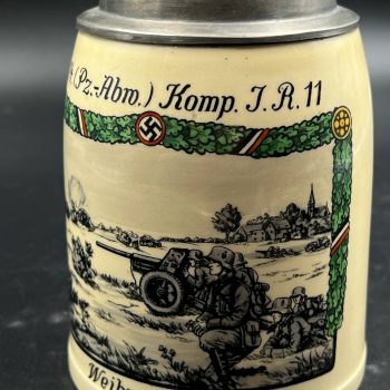 Beer Stein 14. (Pz.-Abw.) Komp J.R. 11, 1938 