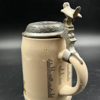 Beer Stein 1. BATT. ART. REGT. 41 WIBLINGEN, 1935