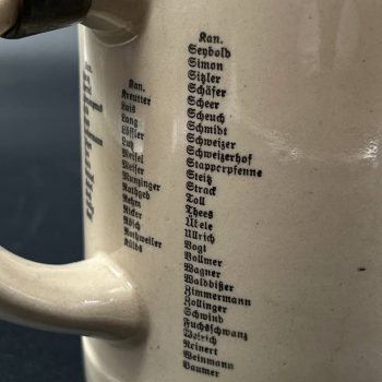 Beer Stein 1. BATT. ART. REGT. 41 WIBLINGEN, 1935