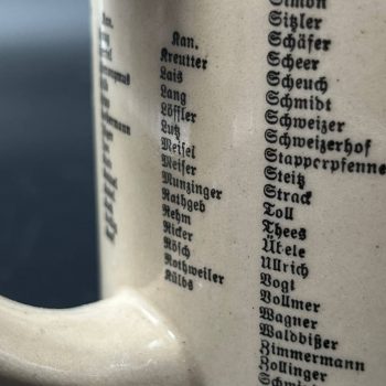 Beer Stein 1. BATT. ART. REGT. 41 WIBLINGEN, 1935