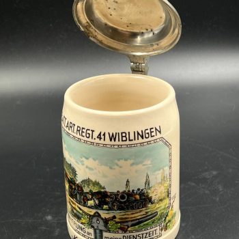 Beer Stein 1. BATT. ART. REGT. 41 WIBLINGEN, 1935